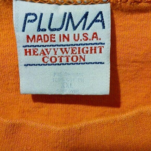 Men's Pluma Orange Shirt - Picture 2 of 3